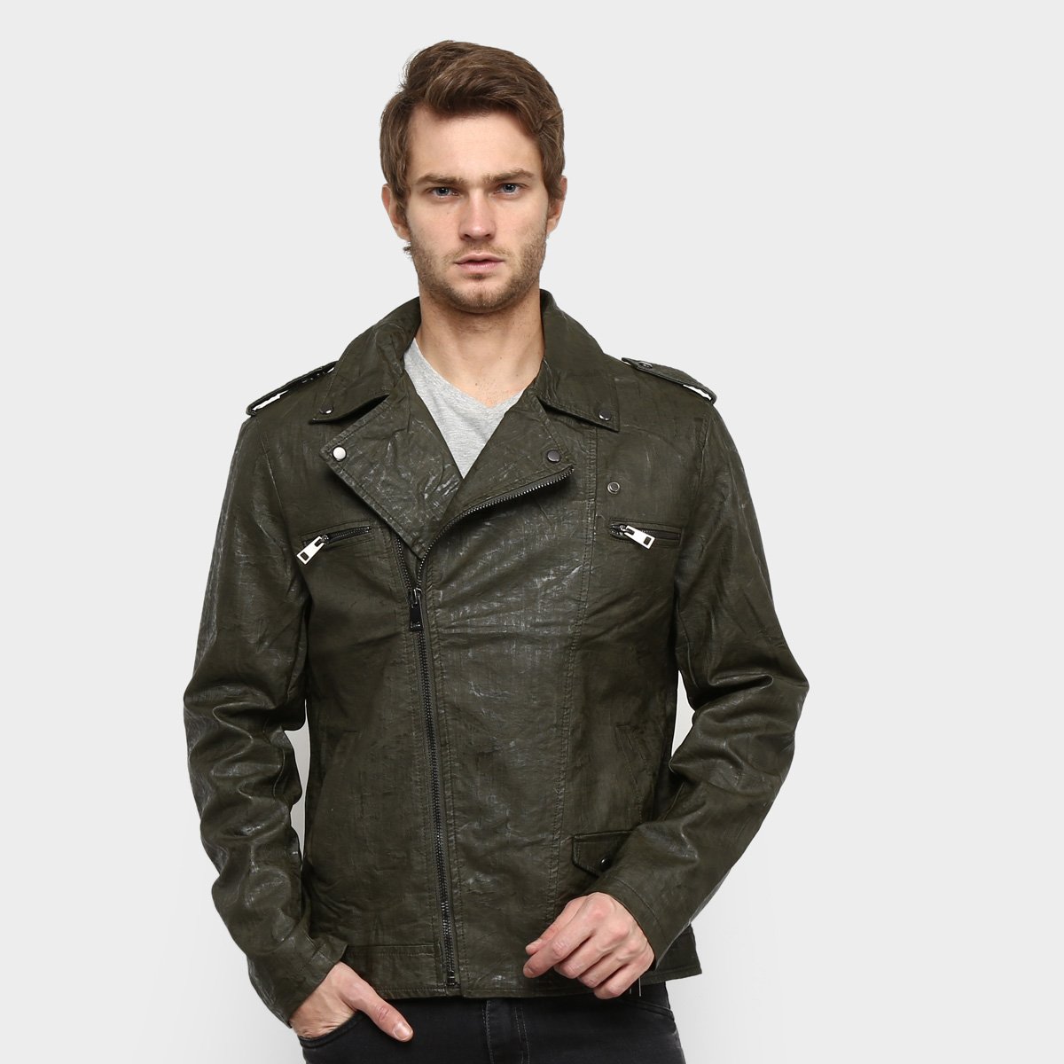 Jaqueta SeV Biker Masculina
