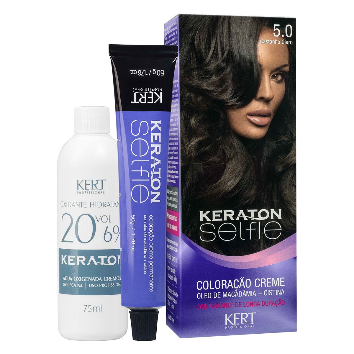 Keraton Selfie 5.0 Castanho Claro 125g
