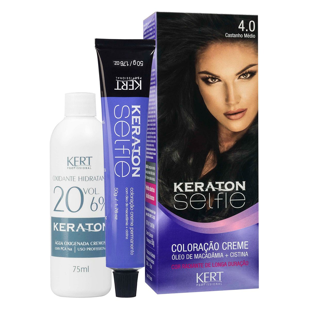 Keraton Selfie 4.0 castanho Medio 125g