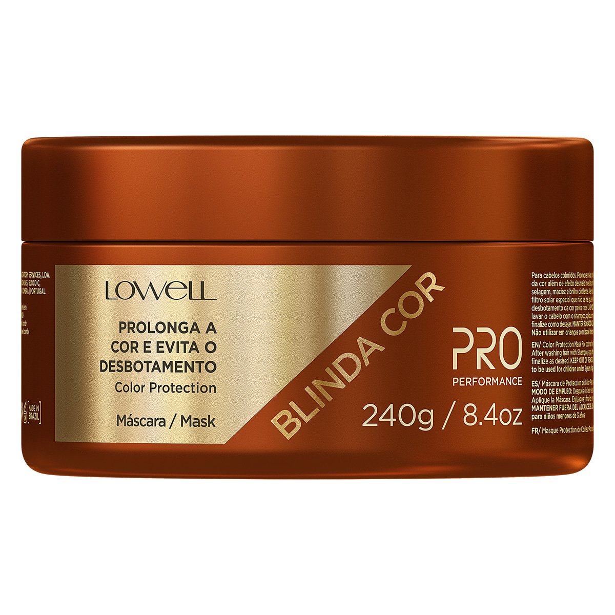 Máscara Lowell Blinda Cor Pro Performance 240g