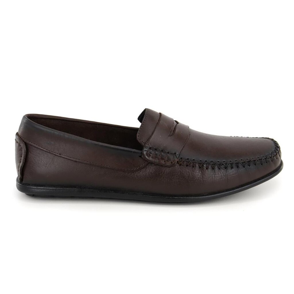 602GRA-Mocassim masculino em couro nobre conforto para o seu dia a dia