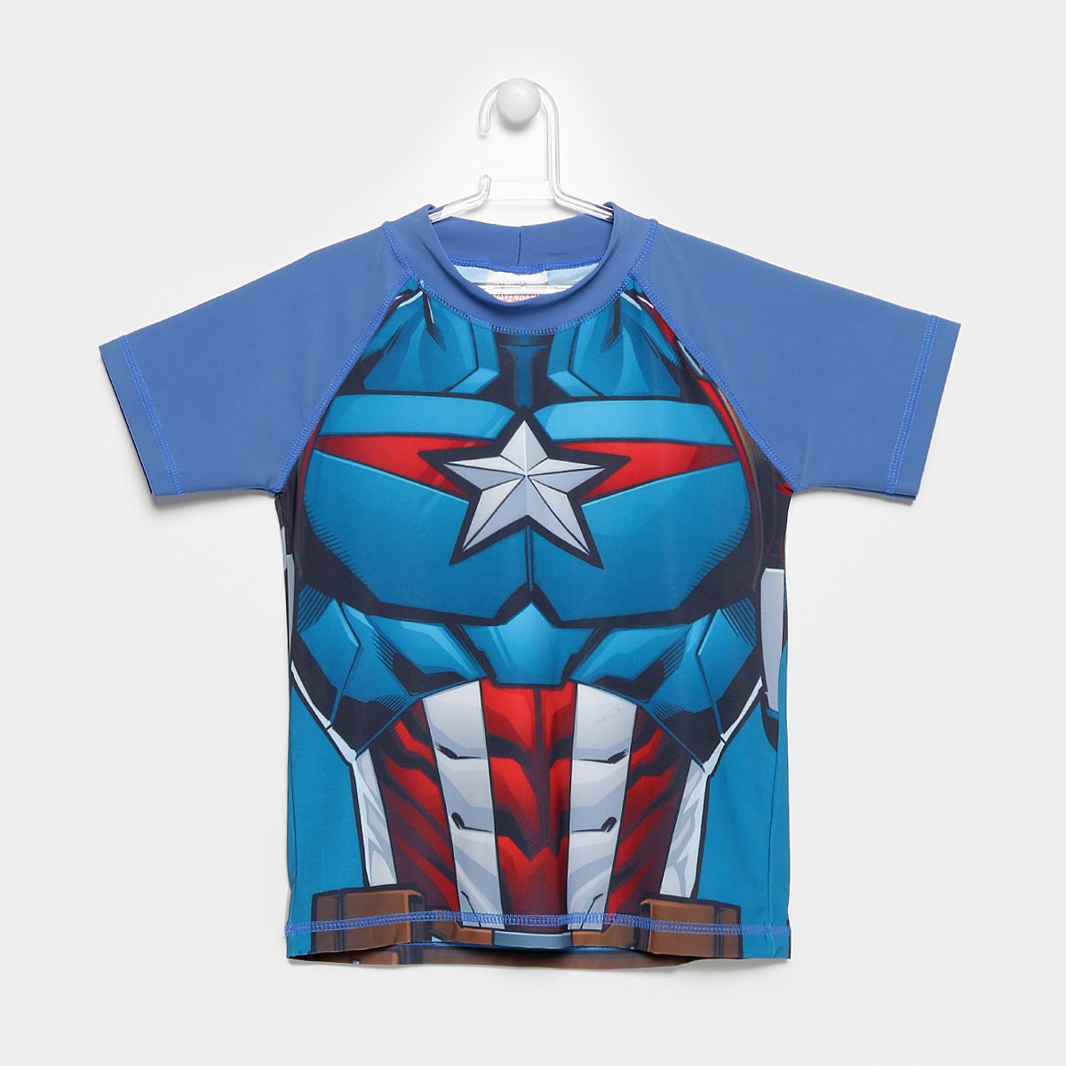 Camiseta Infantil Tip Top Avengers Manga Curta Masculina