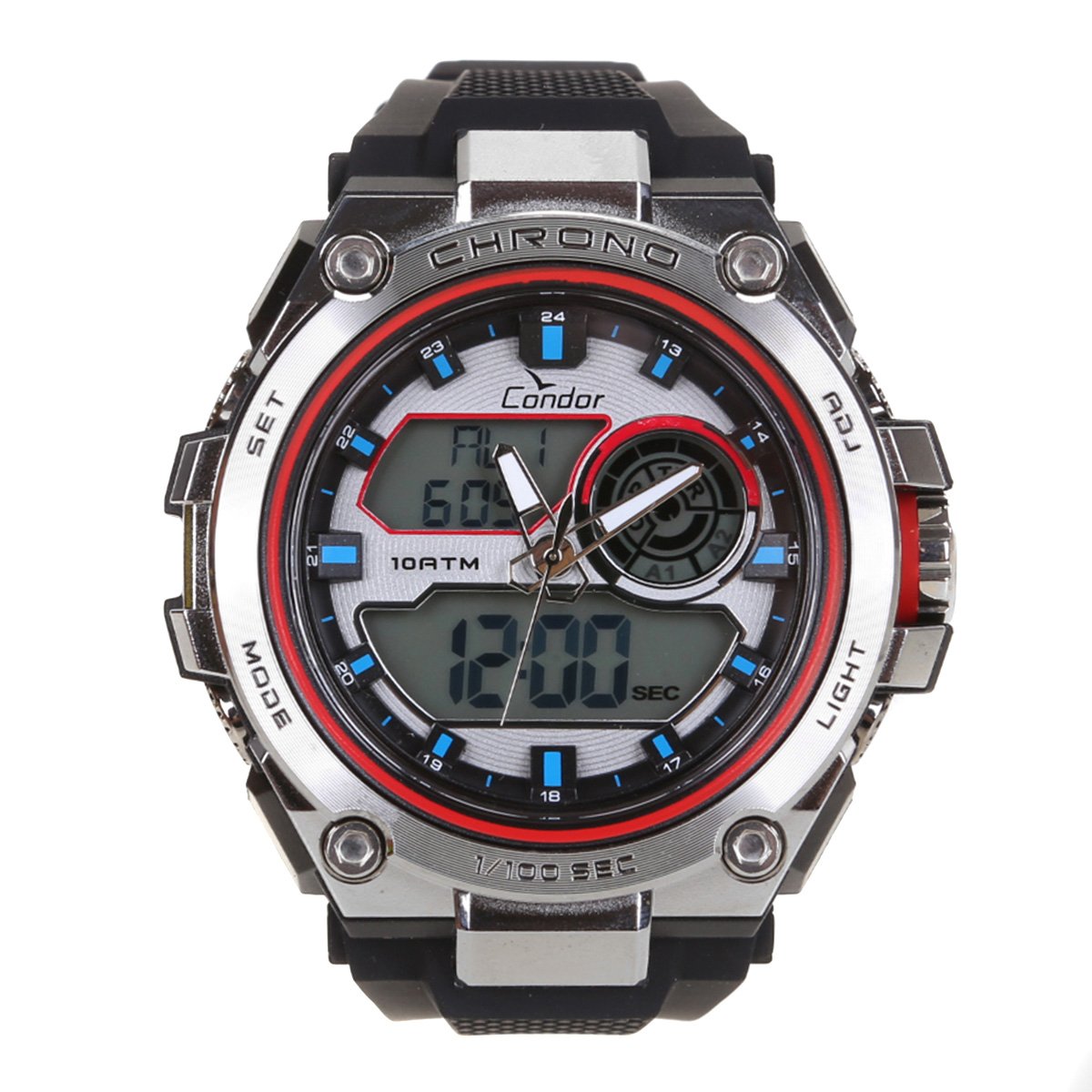 Relógio Condor Masculino Anadigi Co1161b/8k