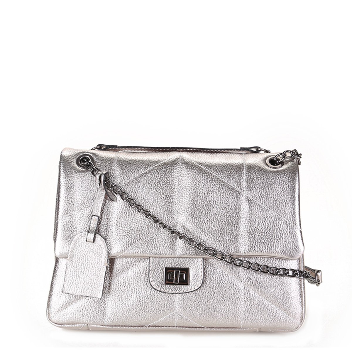 Bolsa Couro Shoestock Soft Matelassê Corrente Feminina