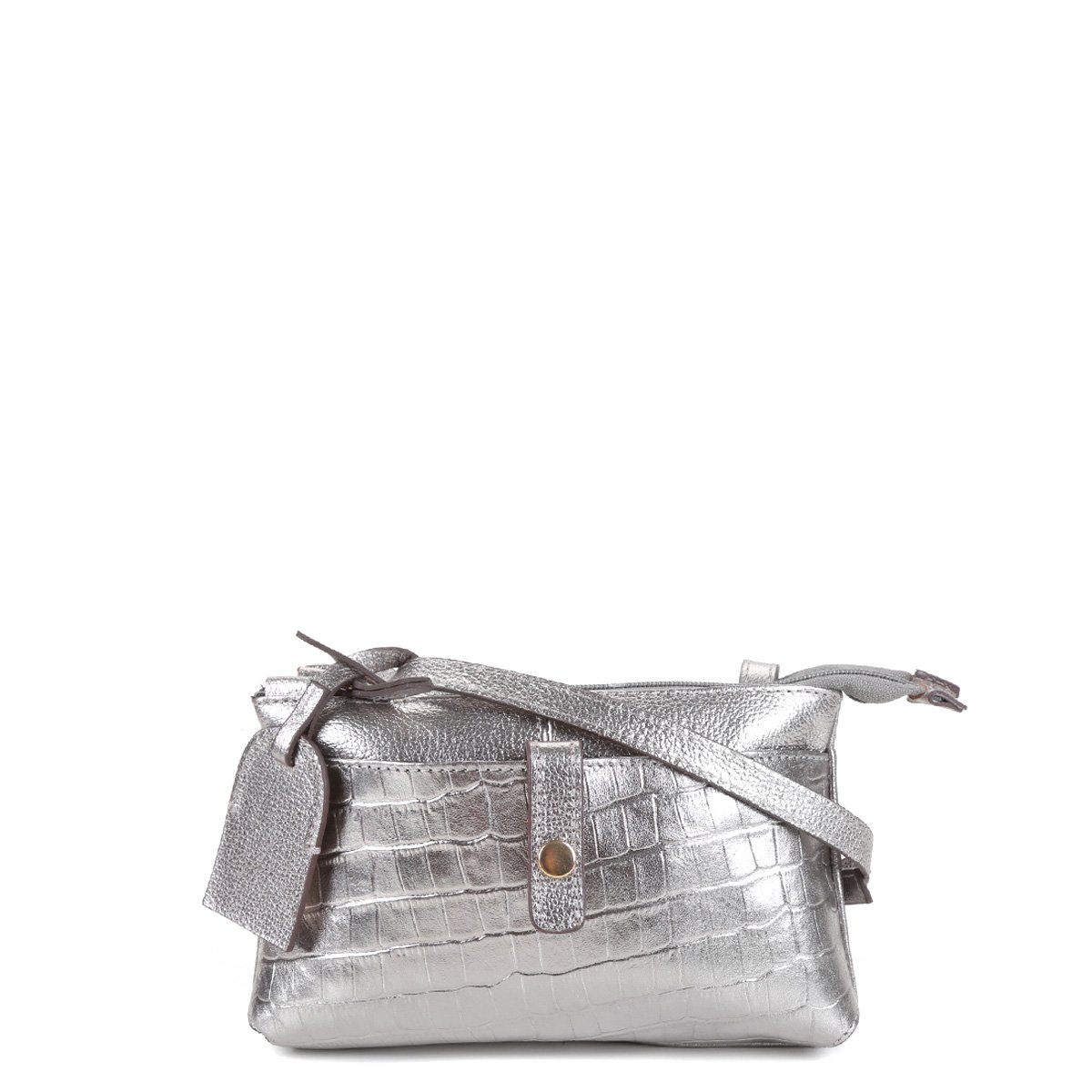 Bolsa Couro Shoestock Crossbody Travel Feminina
