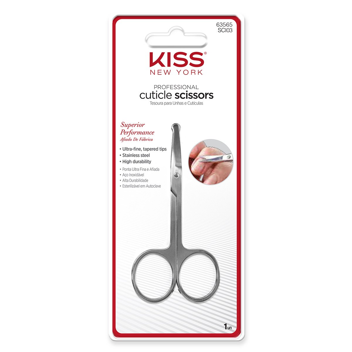 Tesoura de Unha Kiss New York