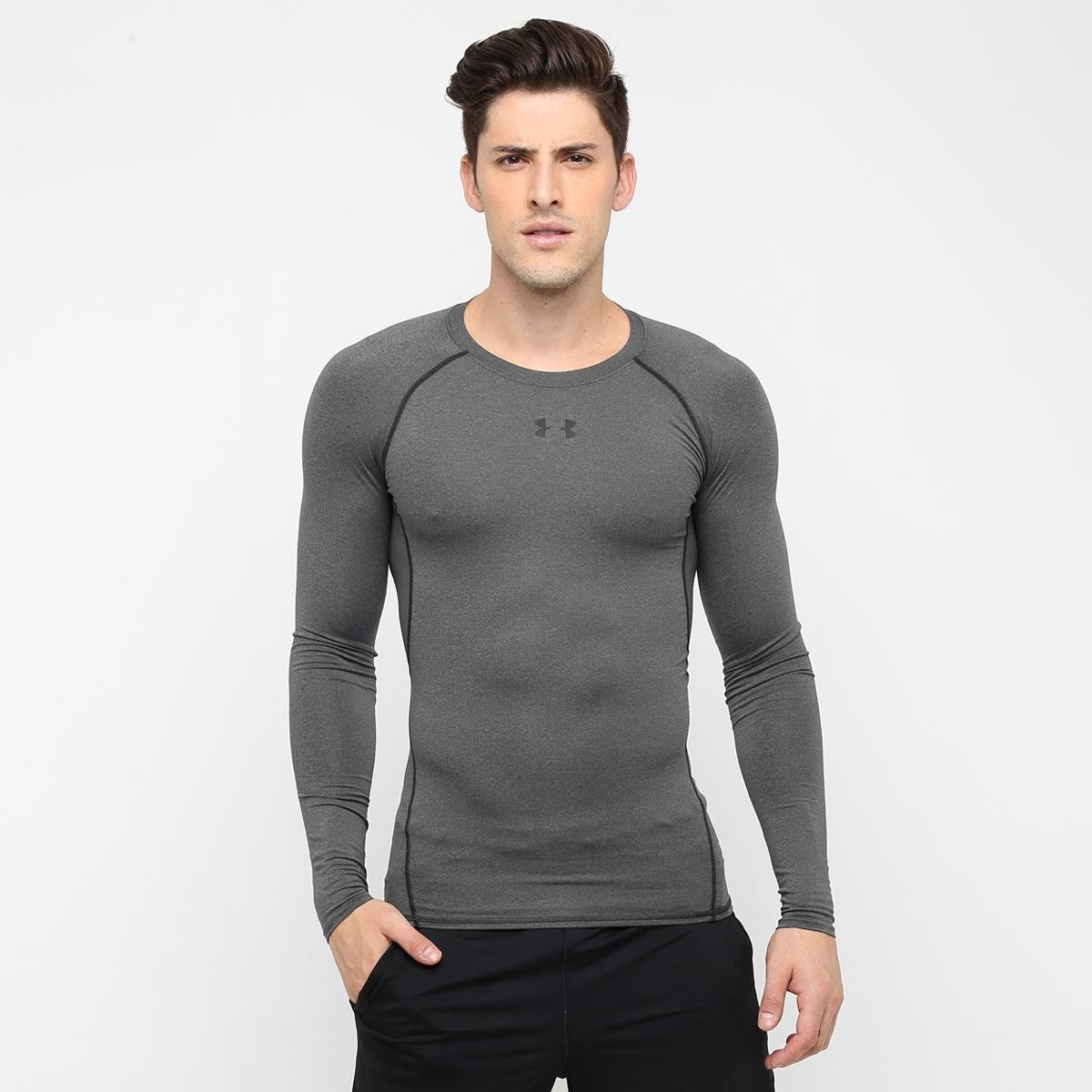 Camisa de Compressão Under Armour HG Manga Longa Masculina