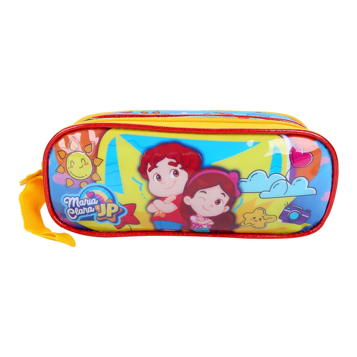 Estojo Escolar Infantil Clio Style Duplo Maria Clara e JP Feminino