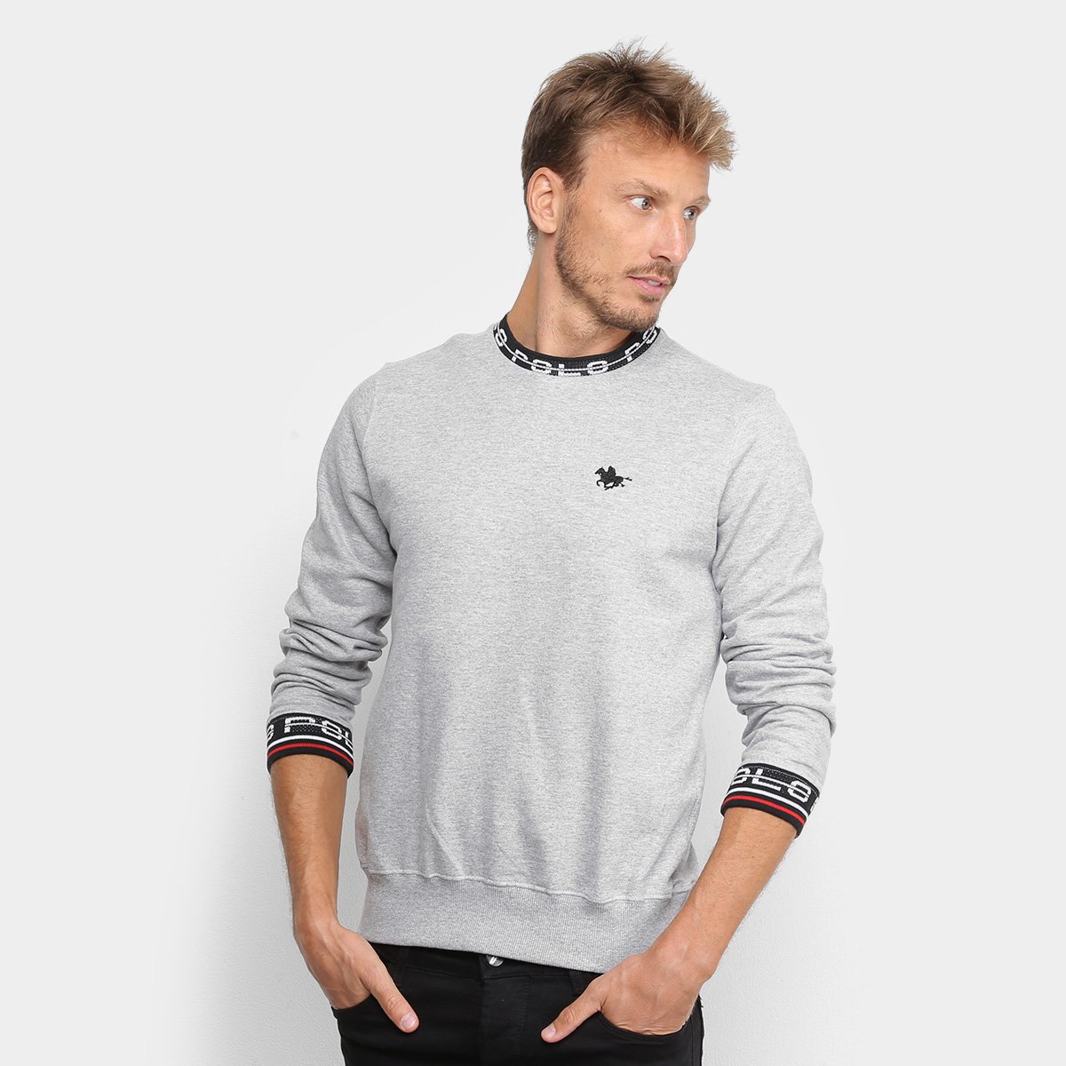 Moletom Polo RG 518 Básico Masculino