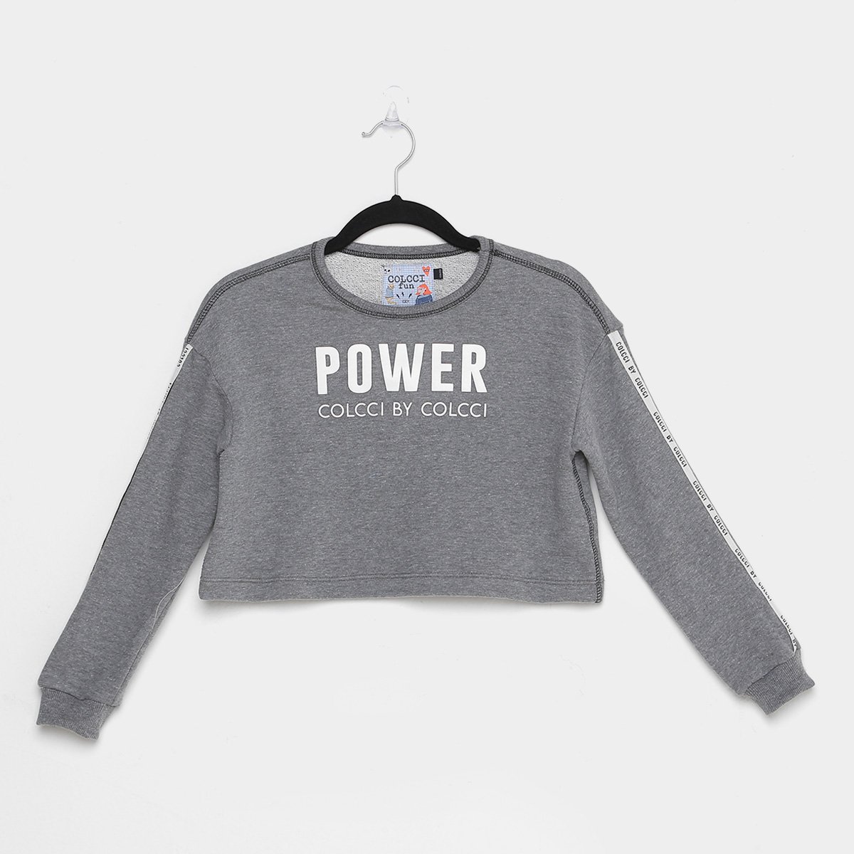 Moletinho Juvenil Colcci Cropped Power Feminino