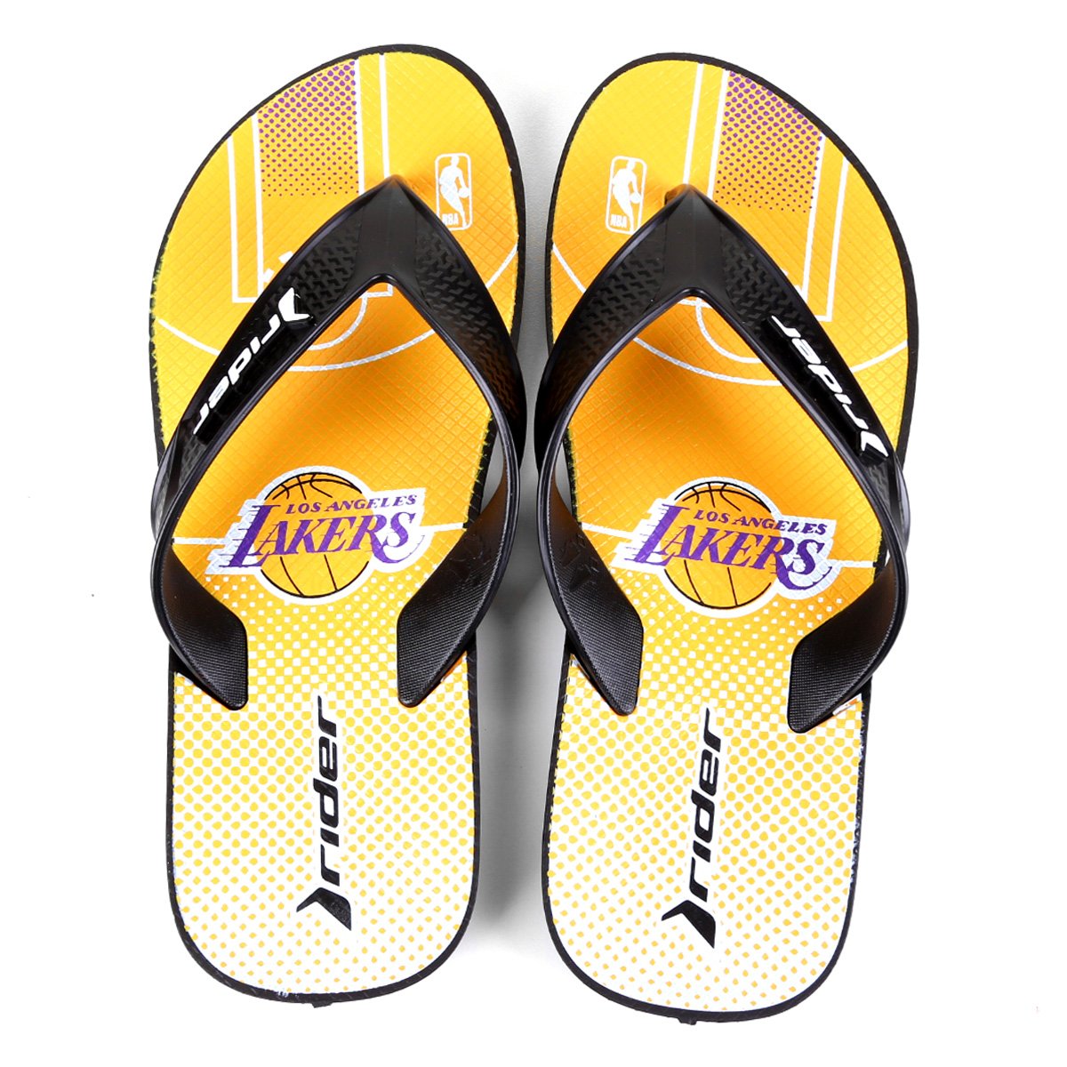 Chinelo NBA Los Angeles Lakers Rider Street Bold Ad Masculino