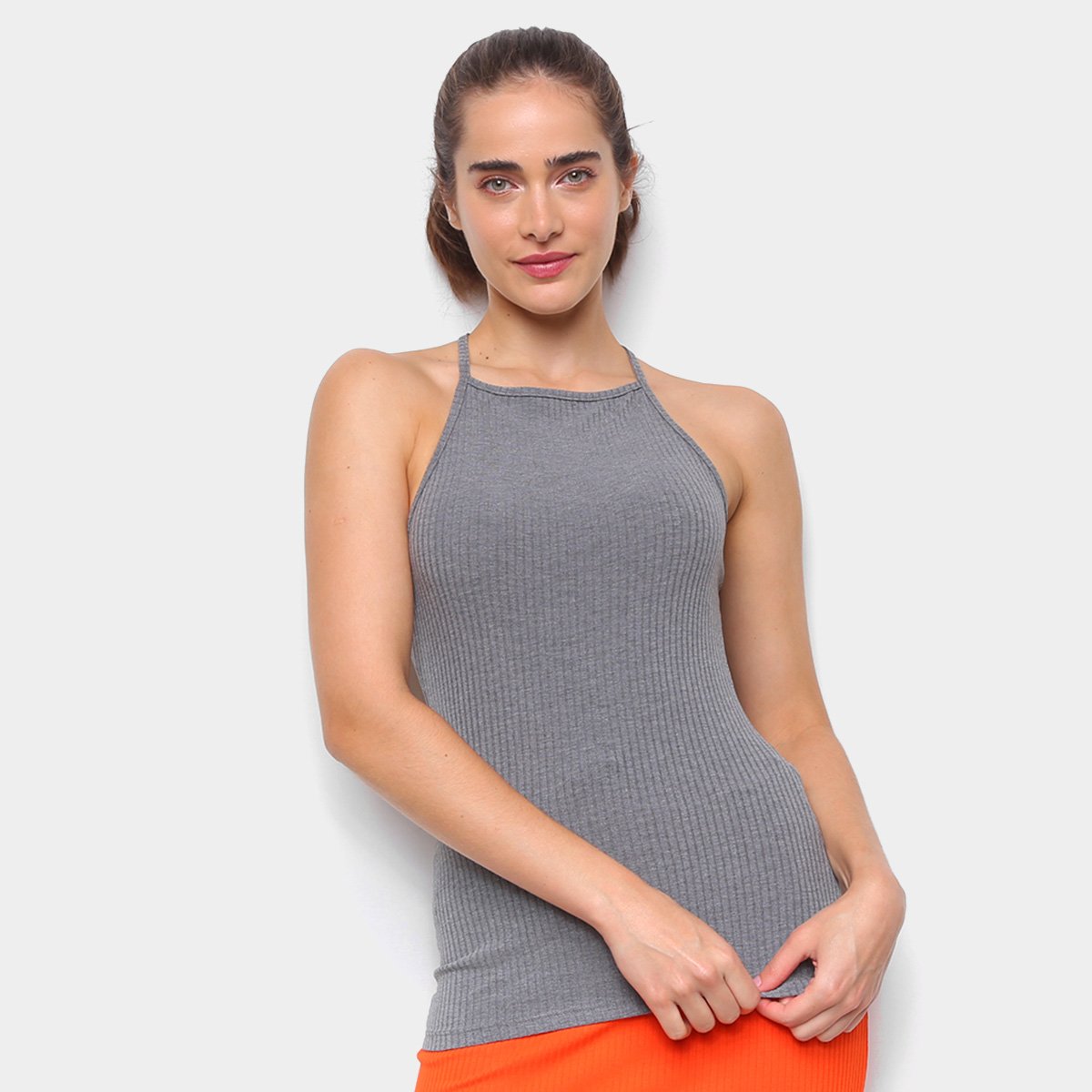 Regata Colcci Canelada Tiras Feminina