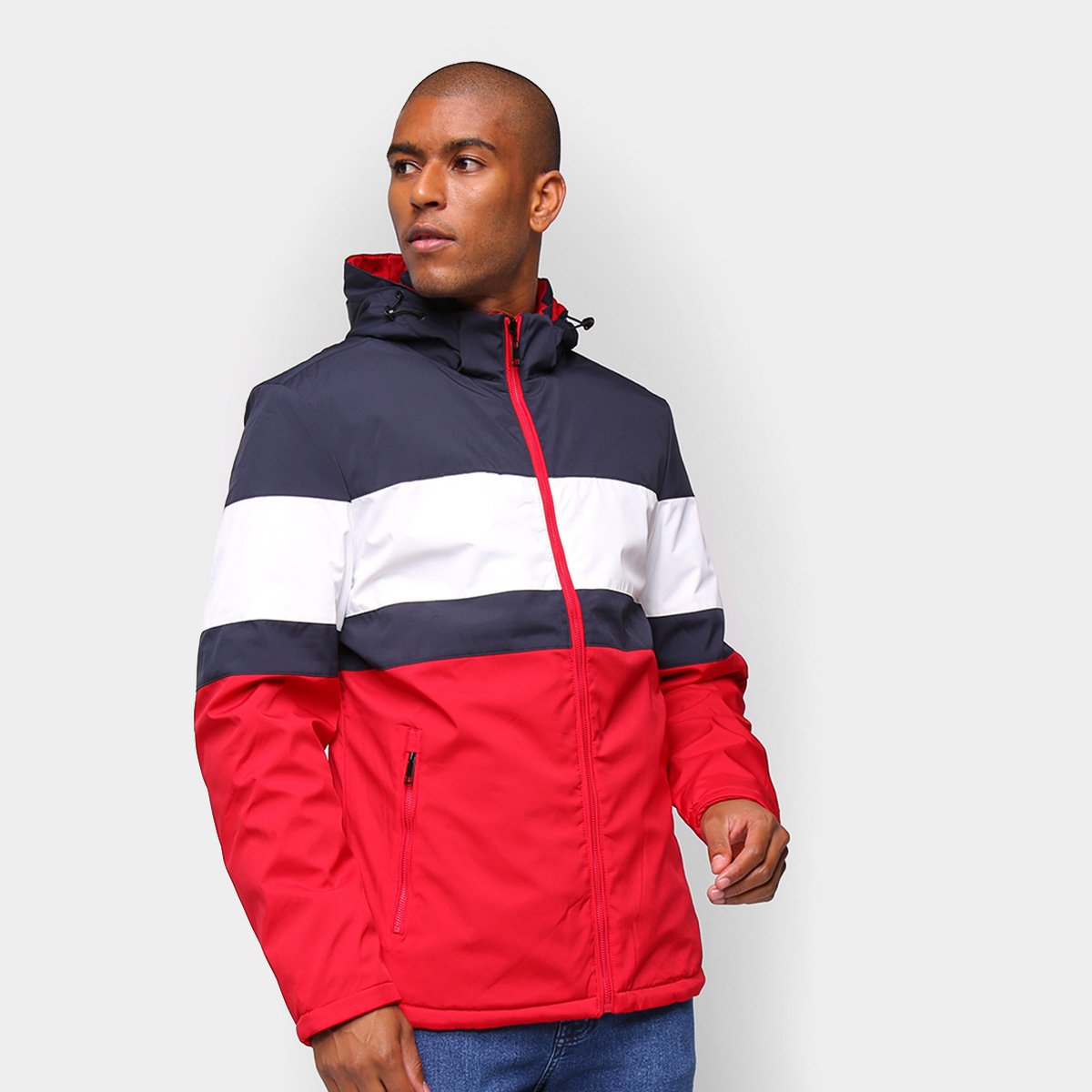 Jaqueta Pellini Dupla Face Com Capuz Masculina