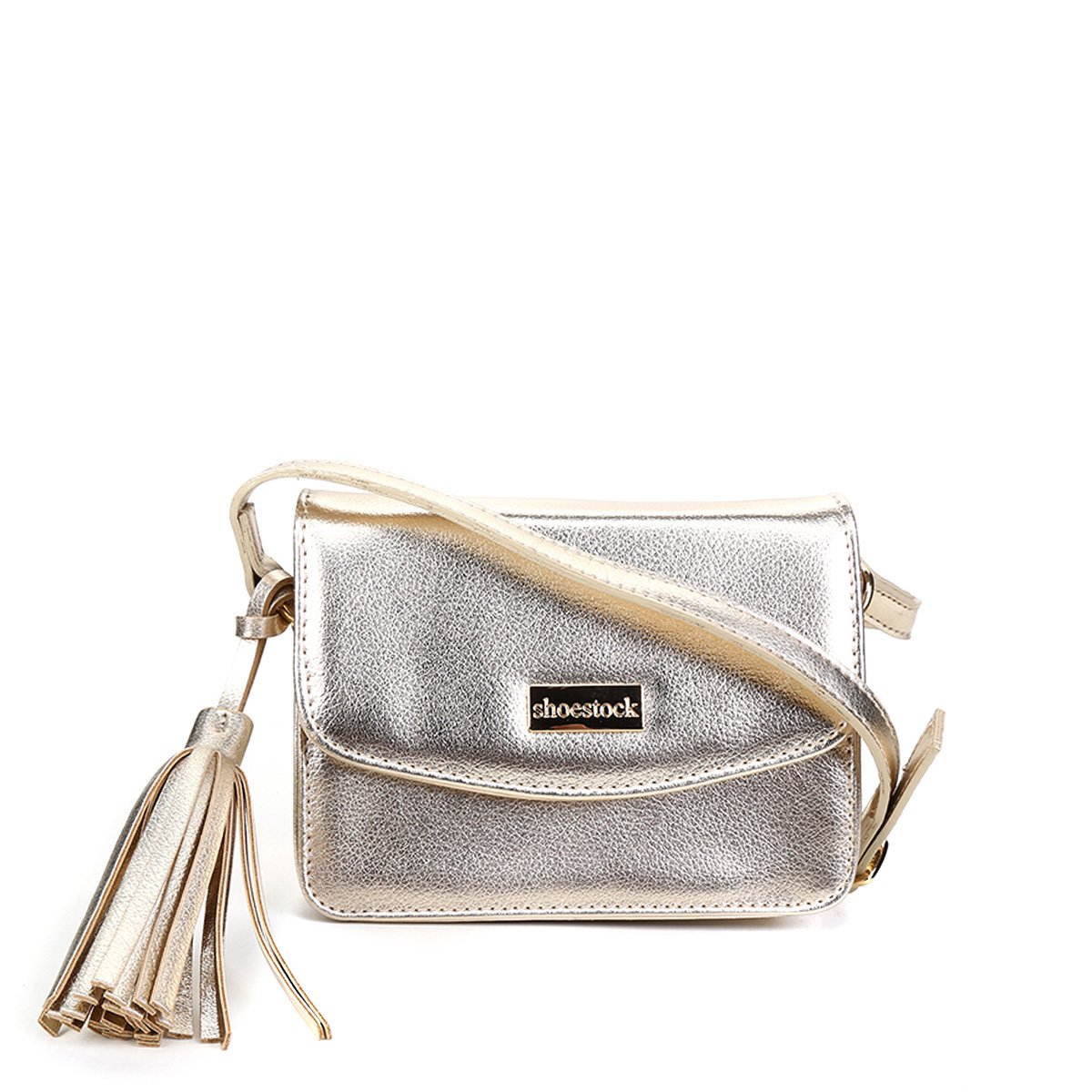 Bolsa Couro Shoestock Crossbody Mini Feminina