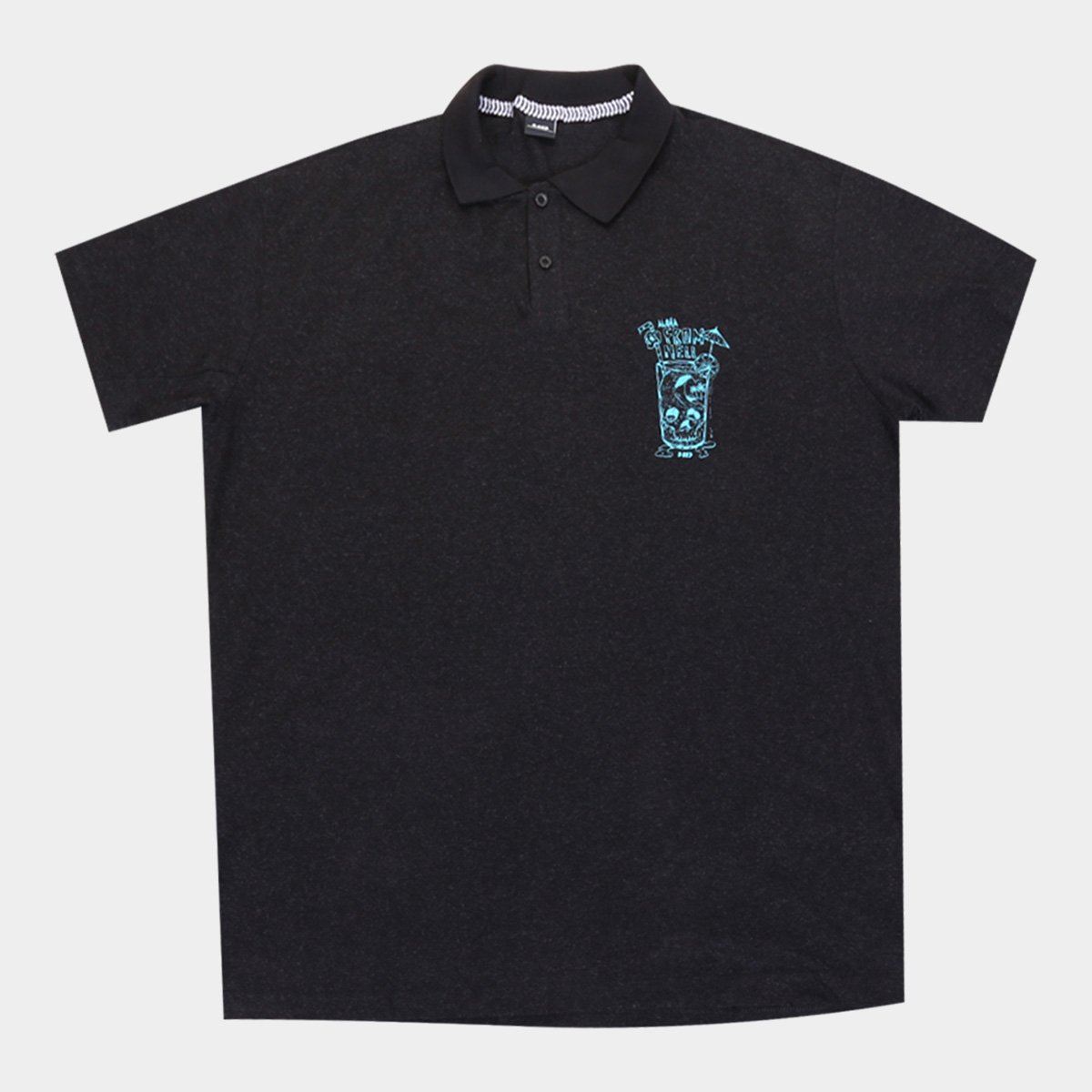Camisa Polo HD Plus Size Estampada Masculina
