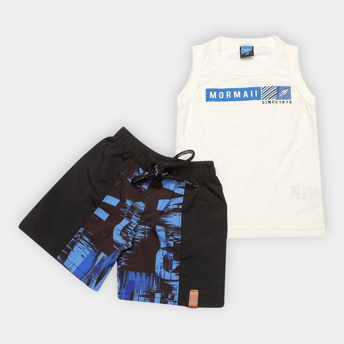 Conjunto Infantil Mormaii Regata 1979 + Bermuda Estampada Masculino