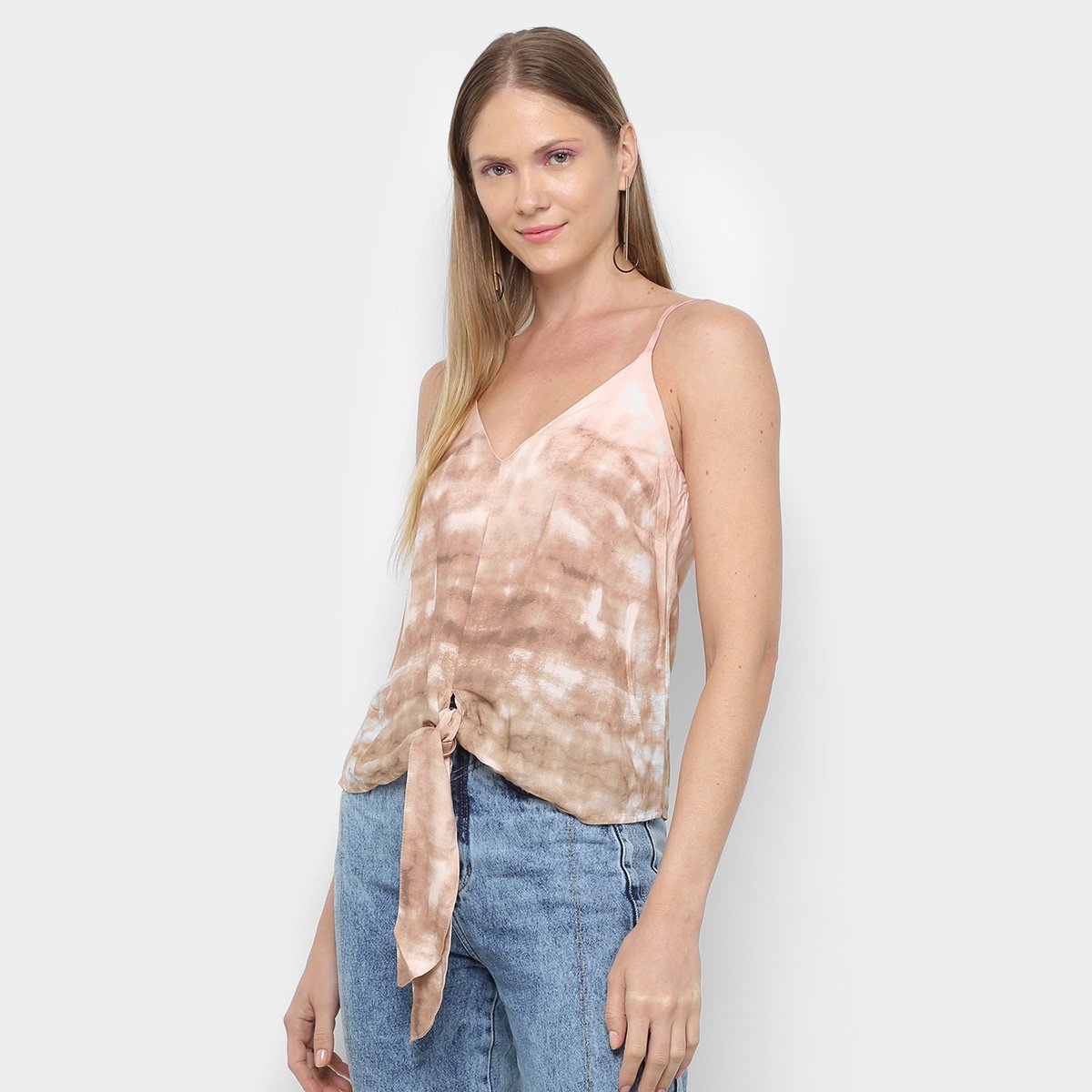 Regata Handbook Tie Dye Laço Feminina