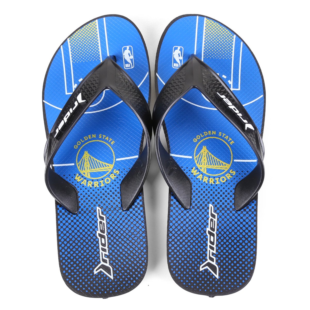 Chinelo NBA Golden State Warriors Rider Street Bold Ad Masculino