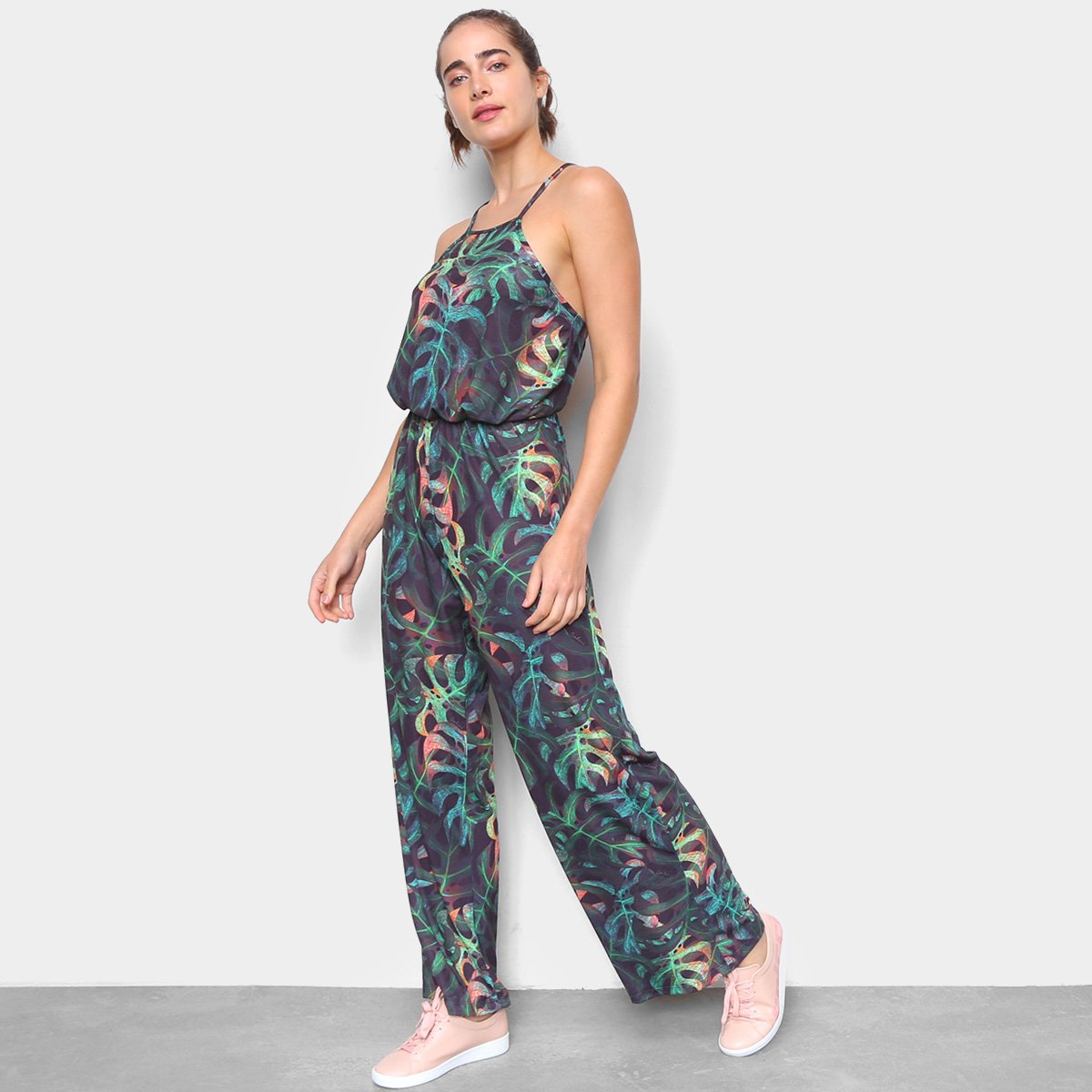 Macacão Longo Colcci Estampado Feminino