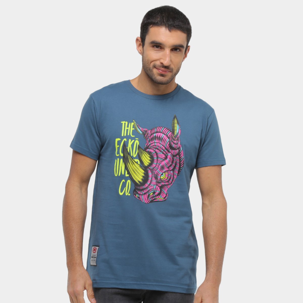 Camiseta Ecko Unltd Rino Colors Masculina