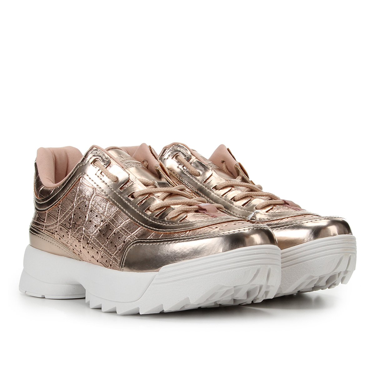 Tênis Dakota Kicks Búfalo Metalizado Feminino
