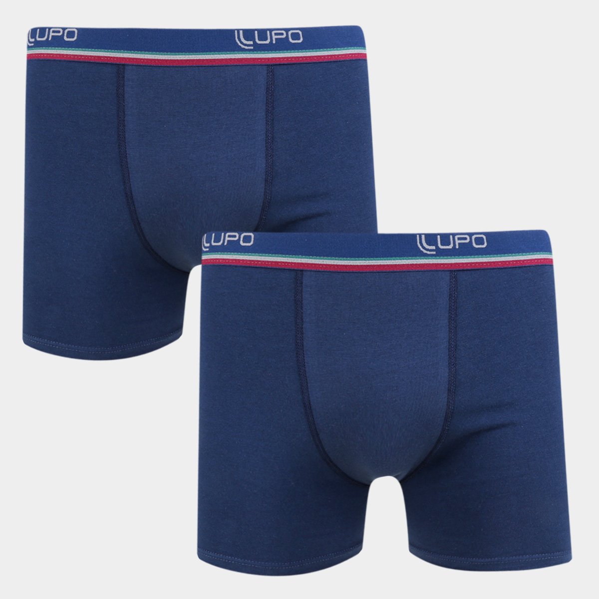 Kit Cueca Boxer Lupo C/ 2 Peças