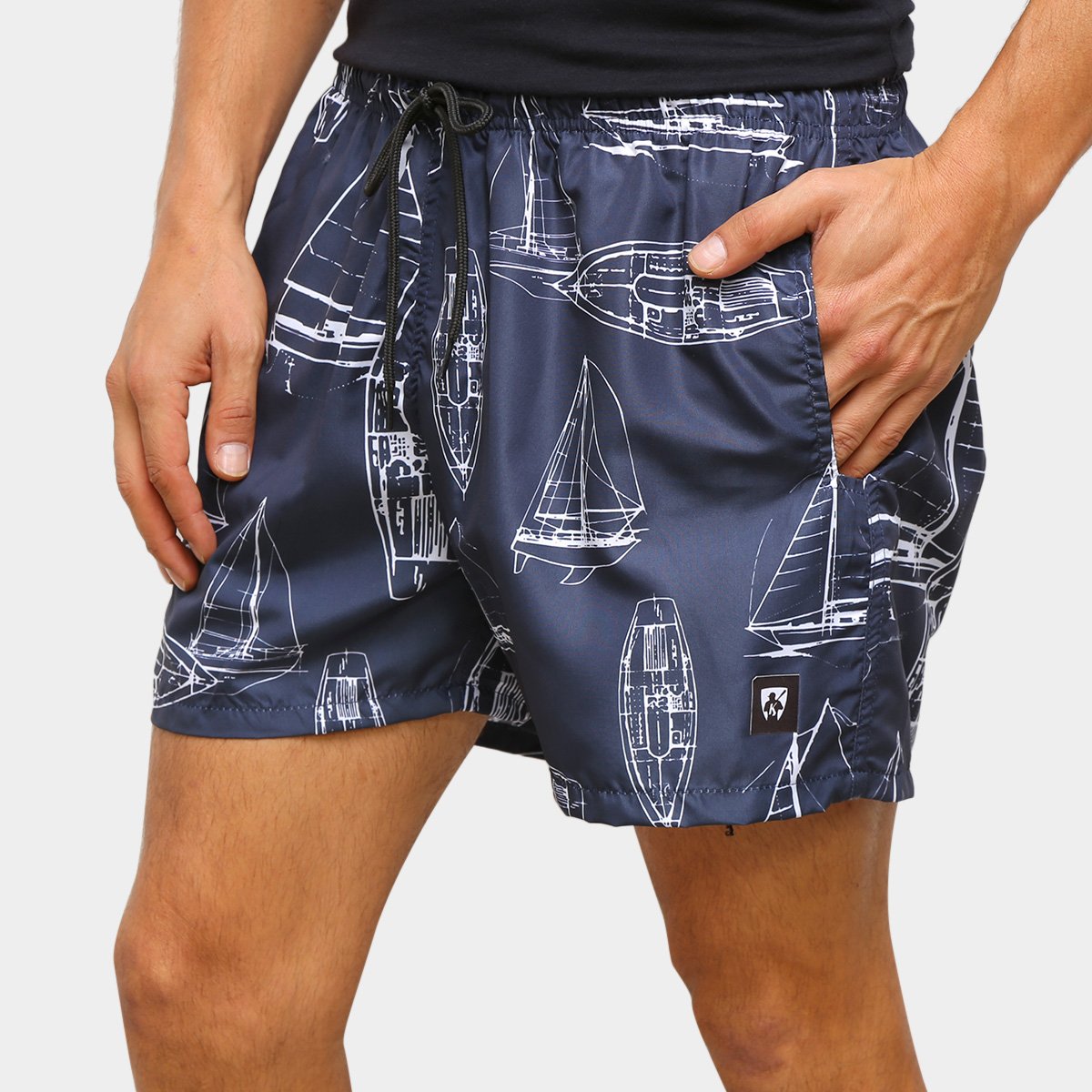 Short Mr Kitsch Estampado Masculino
