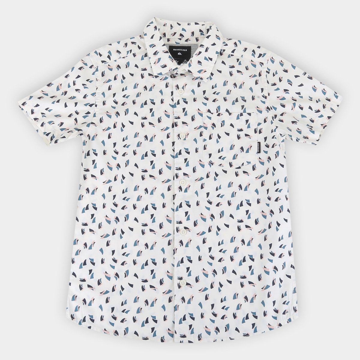 Camisa Juvenil Quiksilver Akan Waters Masculina