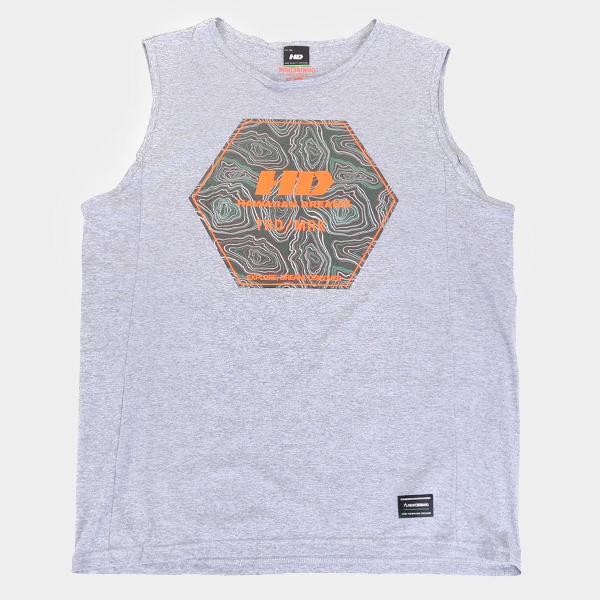 Regata Hd Machão Plus Size Disguis Masculina