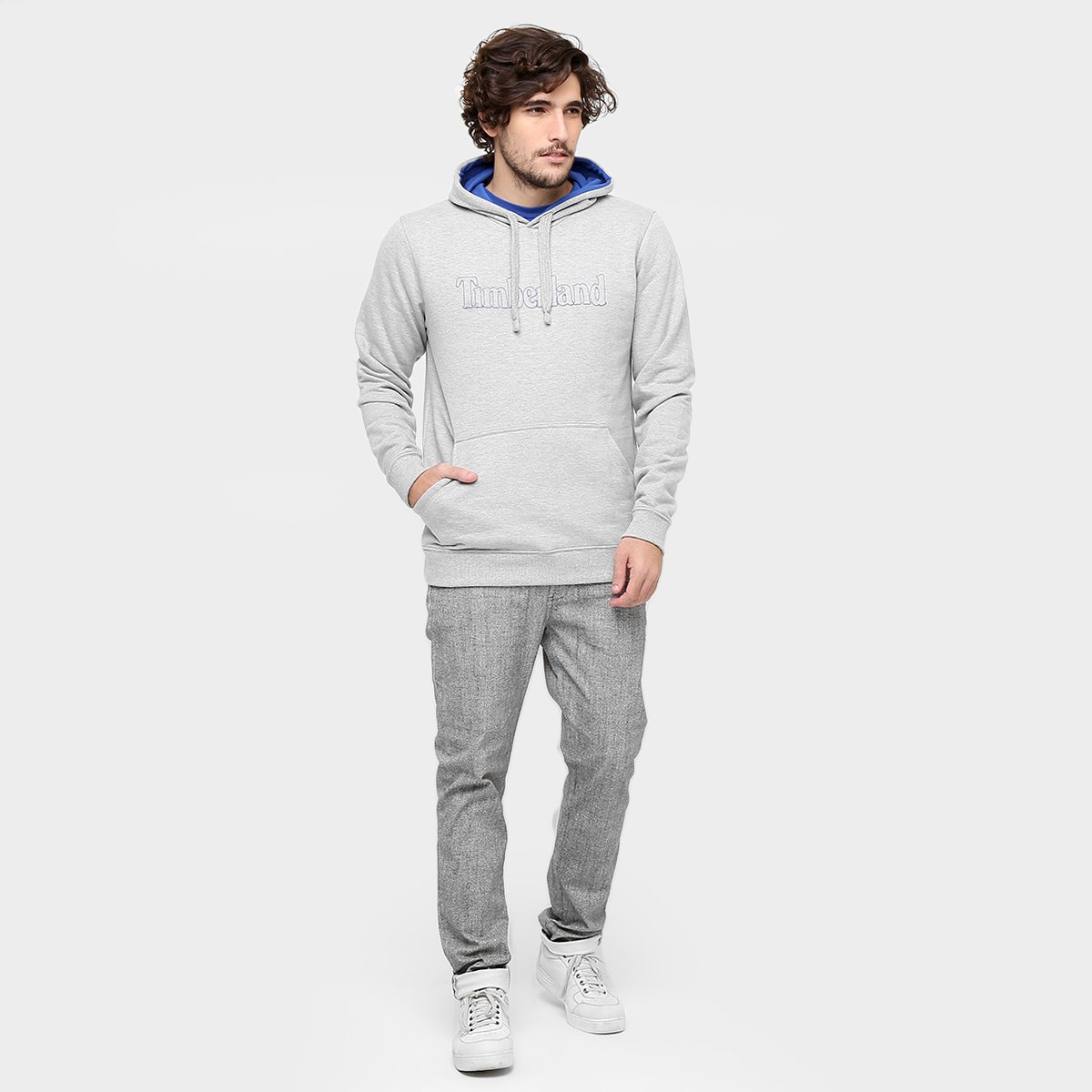 grey timberland moletom com capuz