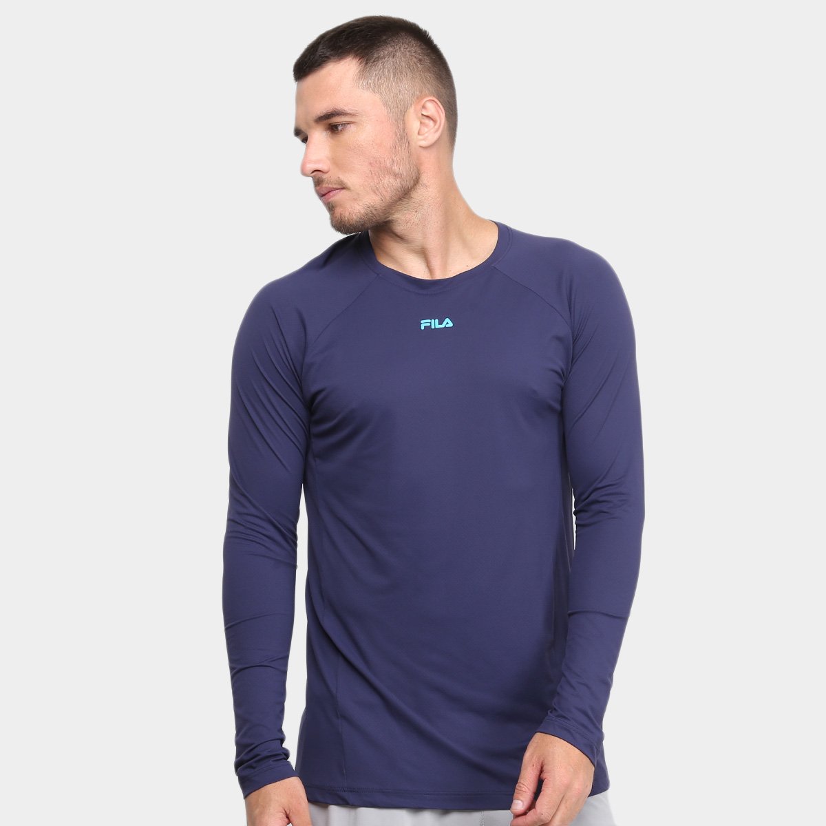 Camiseta Fila Bio Coat II Manga Longa Masculina