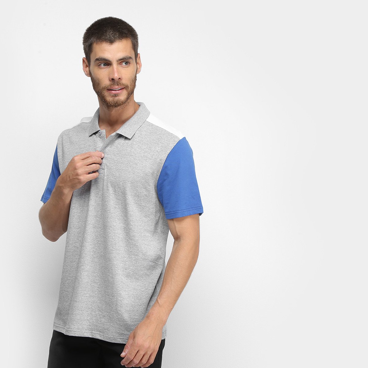 Camisa Polo Burn Colorblock Masculina