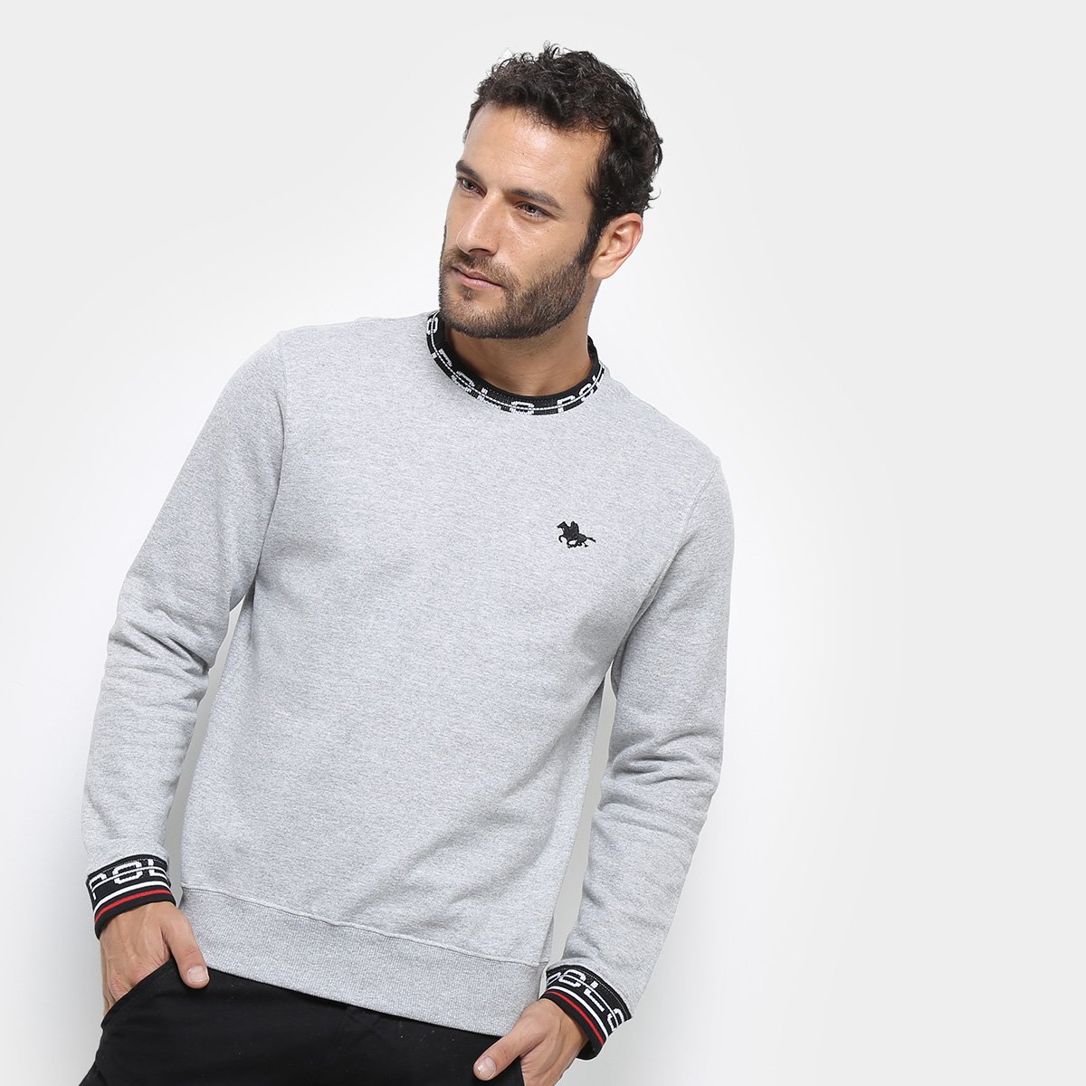 Moletom Polo RG 518 Básico Masculino