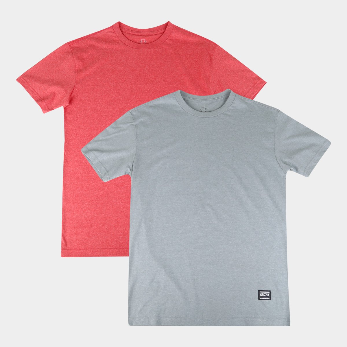 Kit Camiseta Grizzly Tagless C/ 2 Peças Masculina