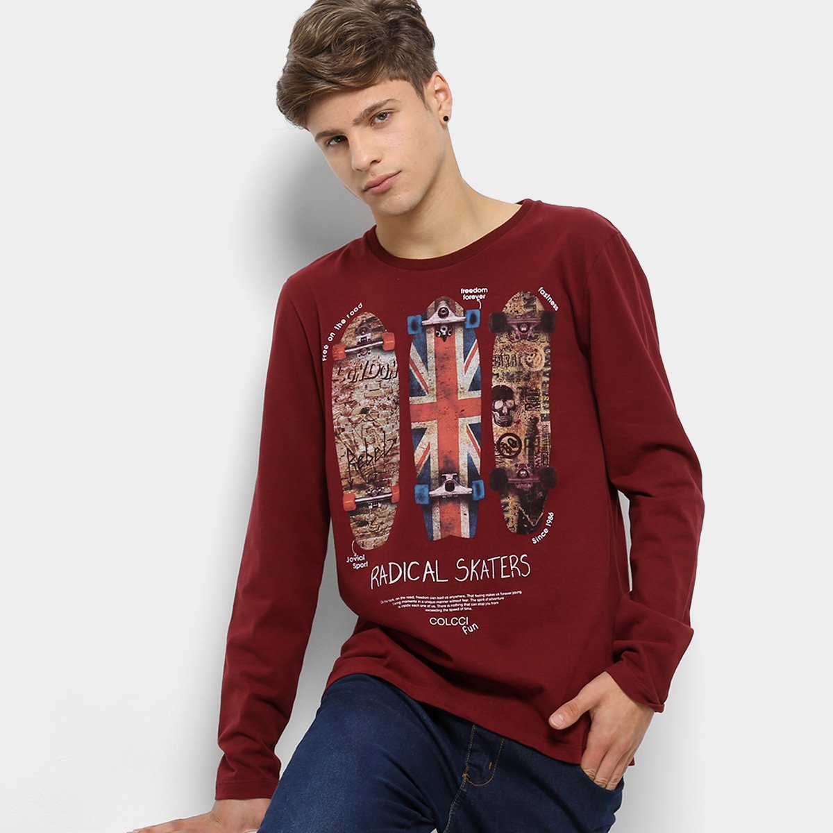 Camiseta Colcci Menino com Estampa "Skate"
