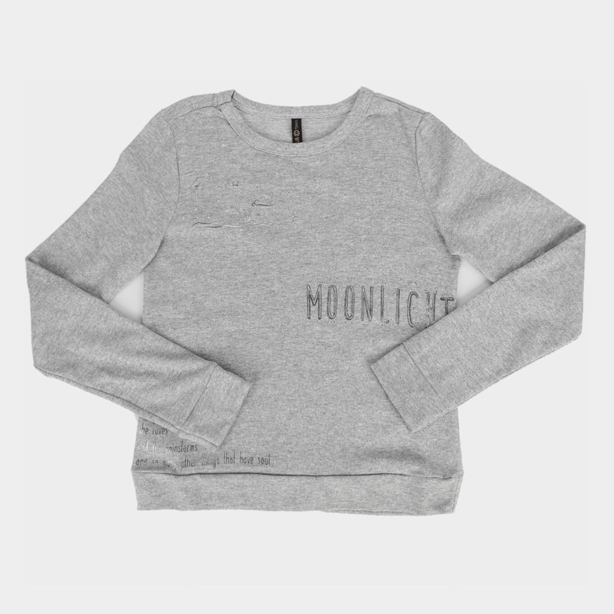 Blusa Tricô Juvenil Cativa Moonlight Feminina