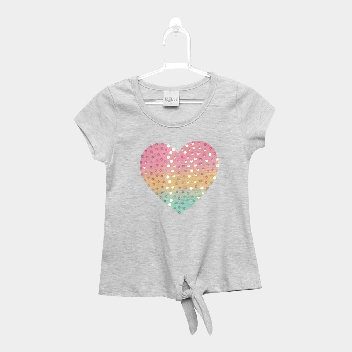 Blusa Infantil Kiko & Kika Amarração Coração Infantil