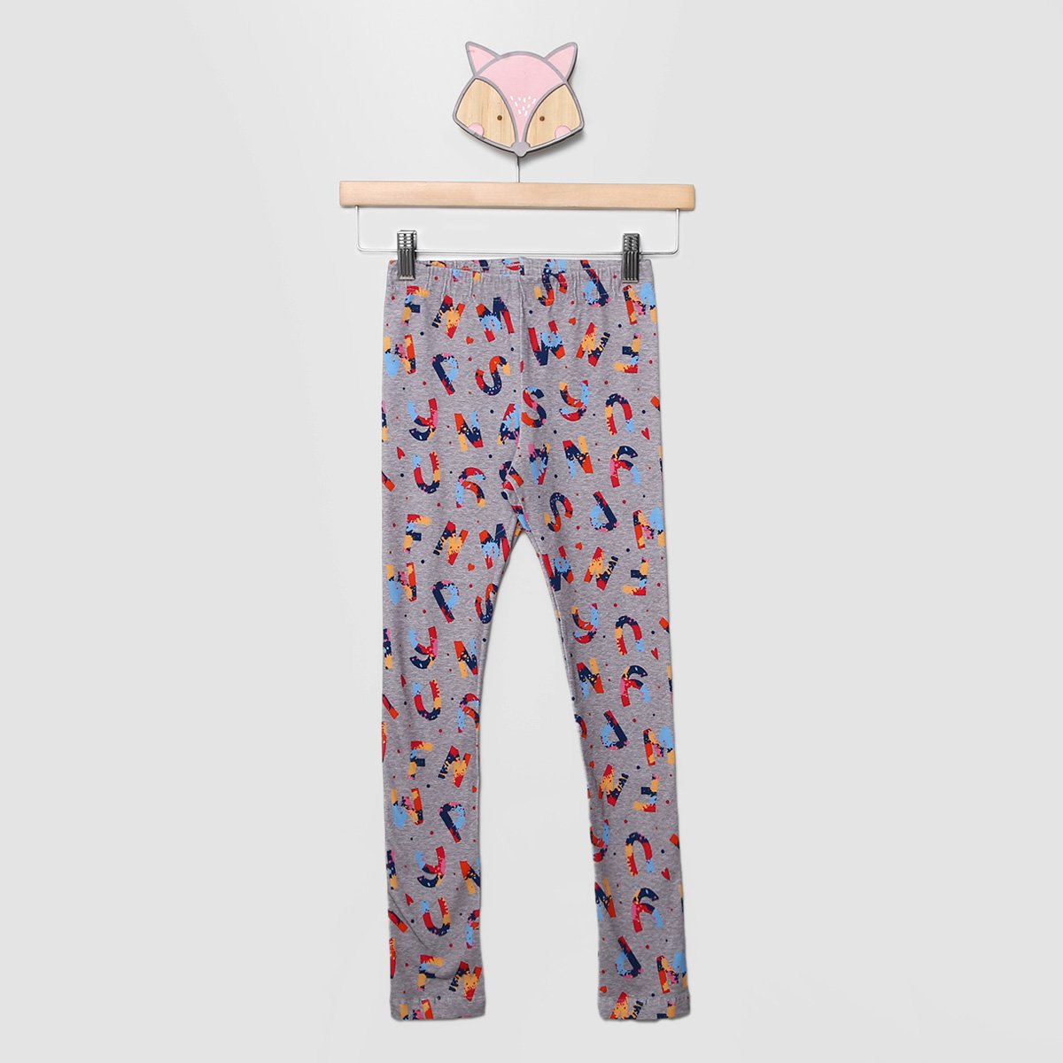 Calça Legging Infantil Marisol Stretch Estampada Menina