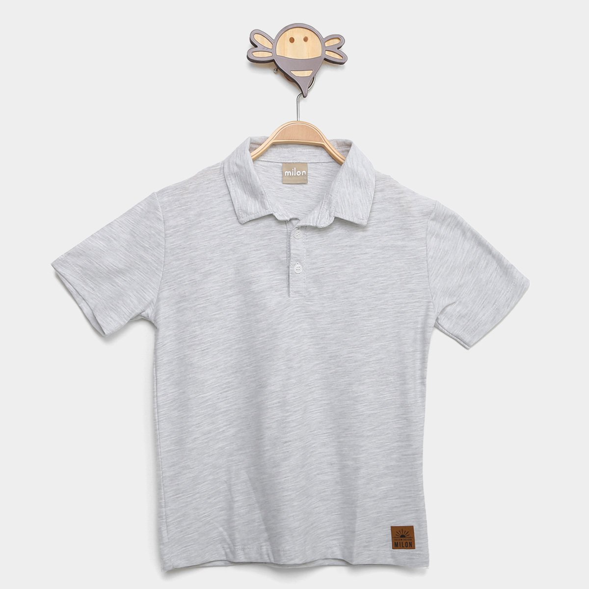 Camiseta Polo Infantil Milon Básica Menino