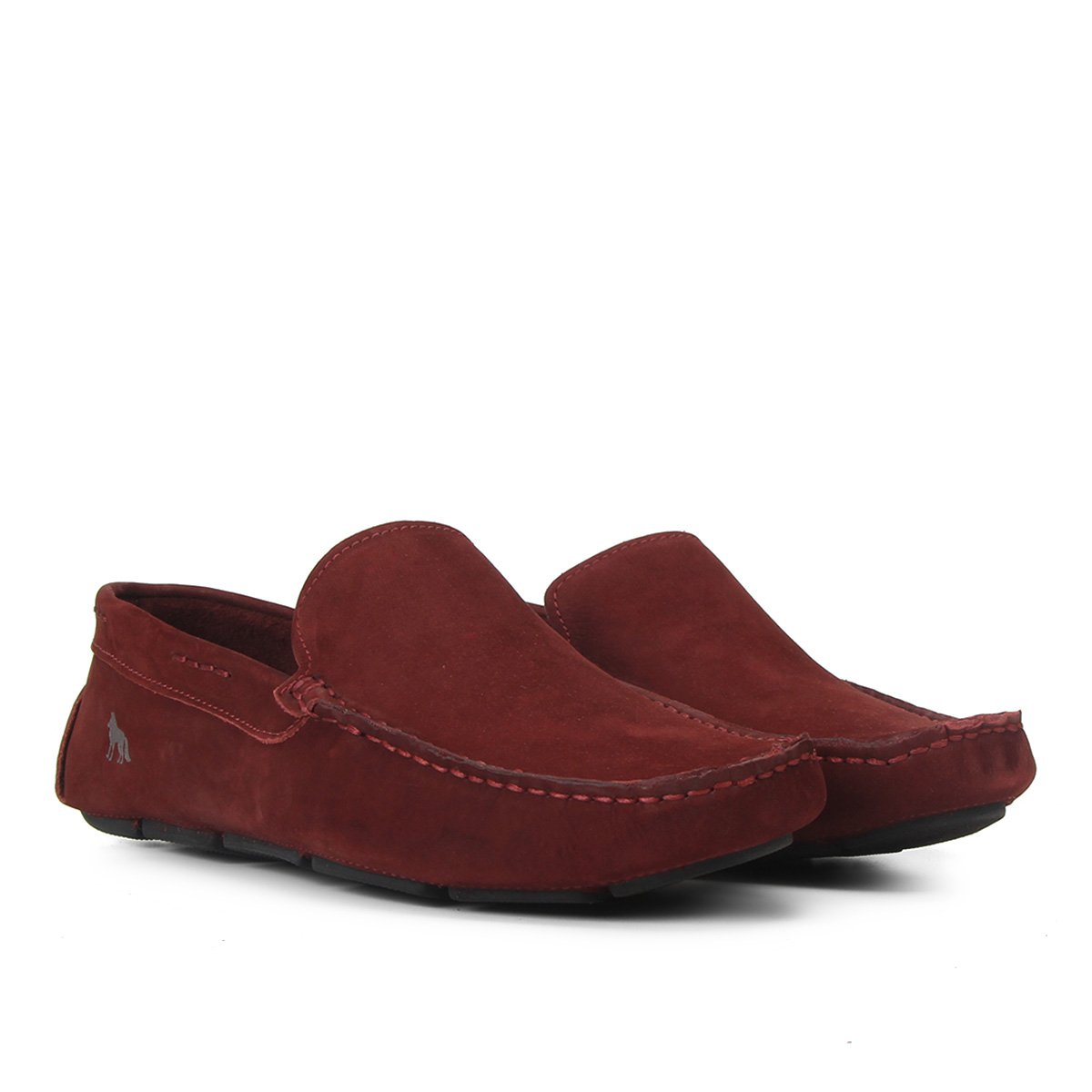 Mocassim Couro Acostamento Nobuck Masculino