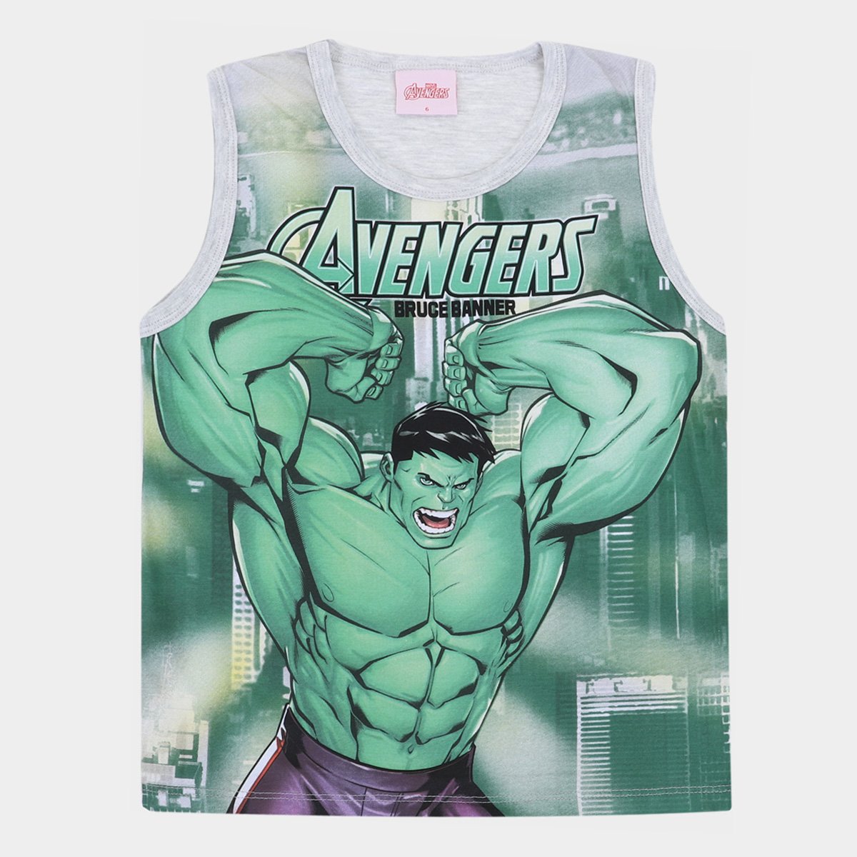 Regata Infantil Marvel Avengers Masculina