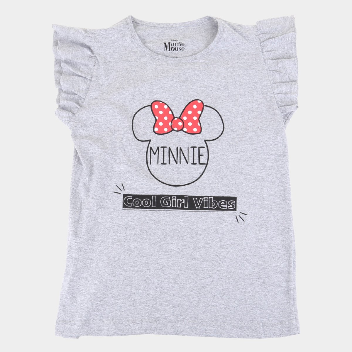 Blusa Infantil Disney Good Vibes Minnie Feminina