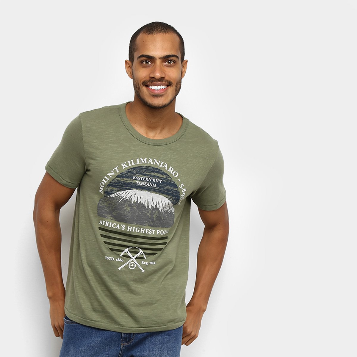 Camiseta Hering Estampada Masculina