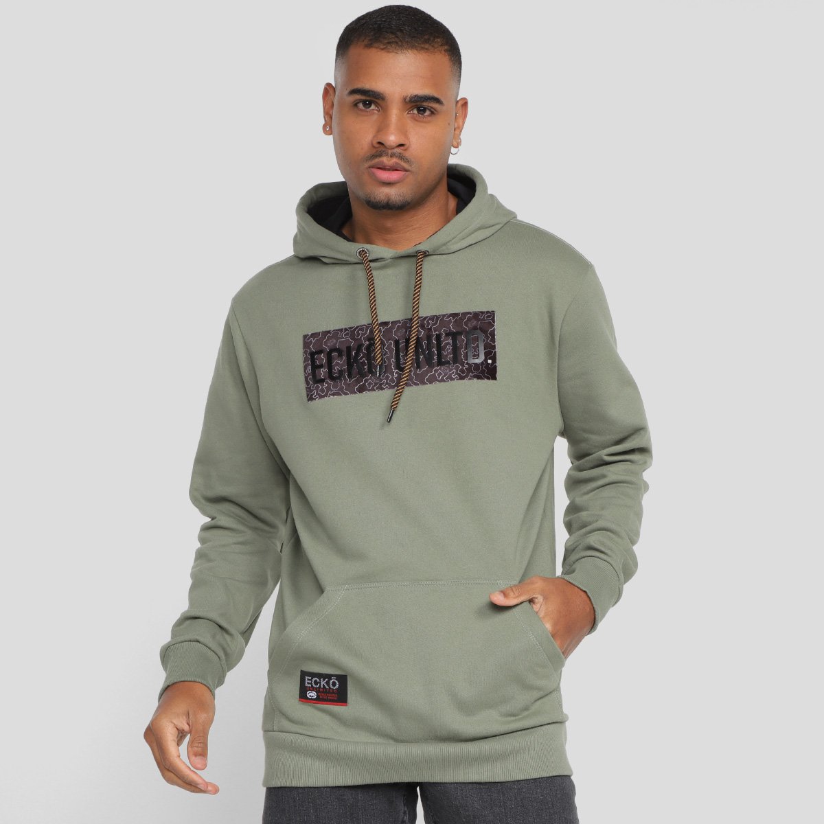 Moletom Ecko Unltd Nice Canguru Masculino