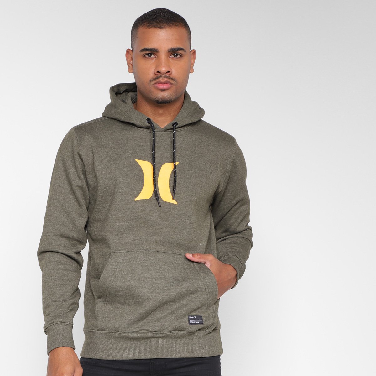 Moletom Hurley Icon Canguru Masculino