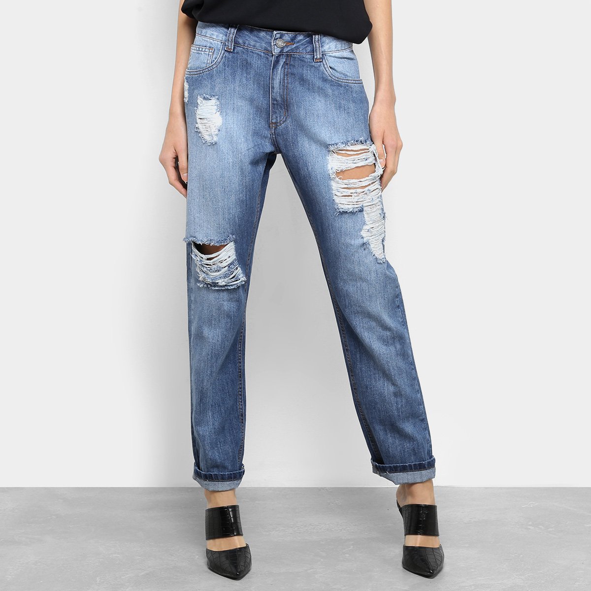 jeans boyfriend feminino