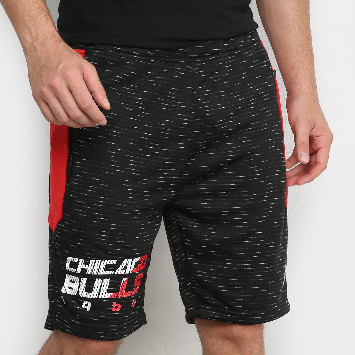 Bermuda NBA Chicago Bulls 1966 Moletom Masculina