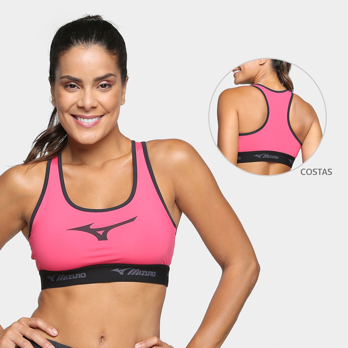 Top Mizuno Up Nadador Média Sustentação