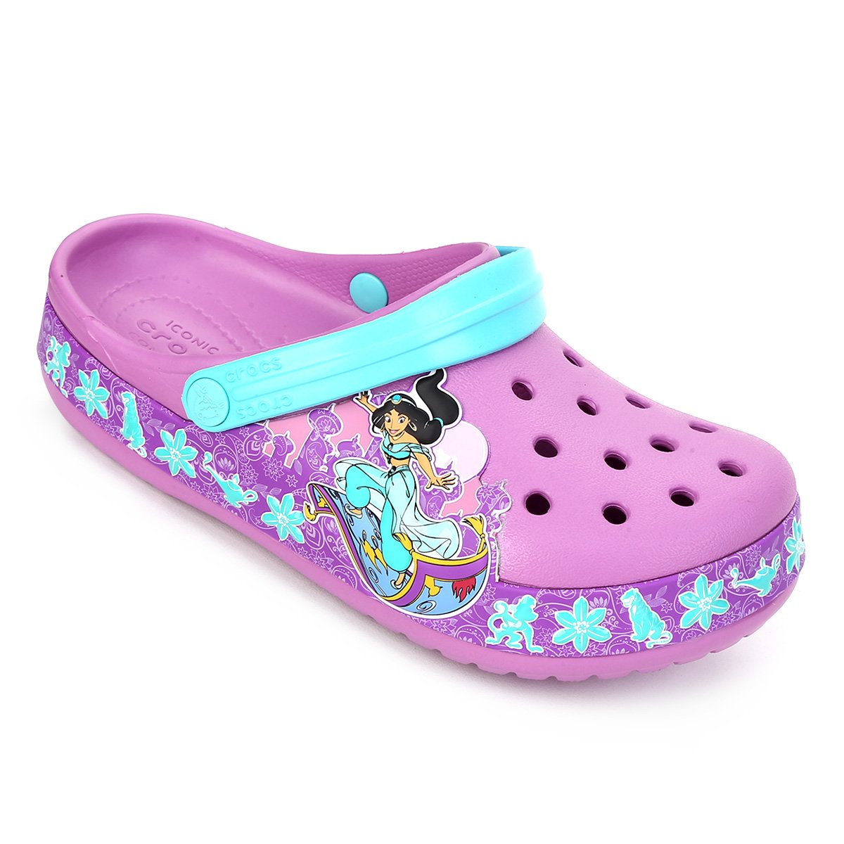 Crocs Infantil Fun Lab Princess Jasmine Band Clog