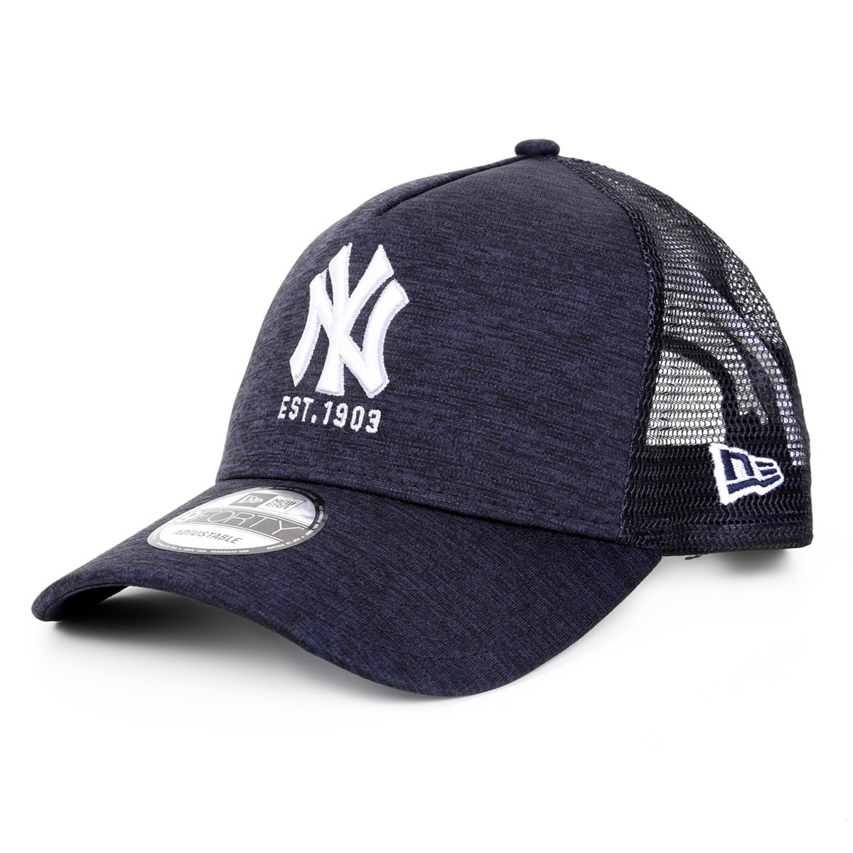 Boné New Era MLB New York Yankees Aba Curva Snapback Trucker College 1903 9Forty